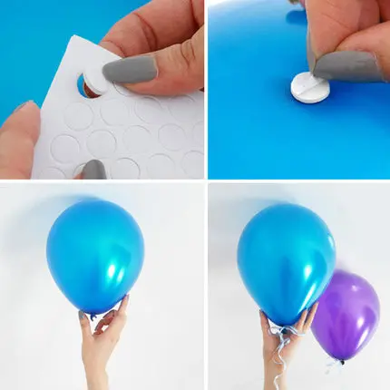 

100points Balloon attachment glue dot attach balloons to ceiling or wall balloon stickers