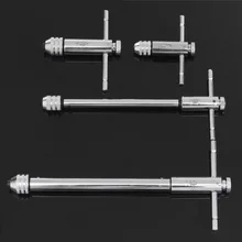 Регулируемый M3-M8 M5-M12 Т-образной ручкой трещотка краны машинный гаечный ключ винт Резьба Метрическая вилка кран машинные инструменты