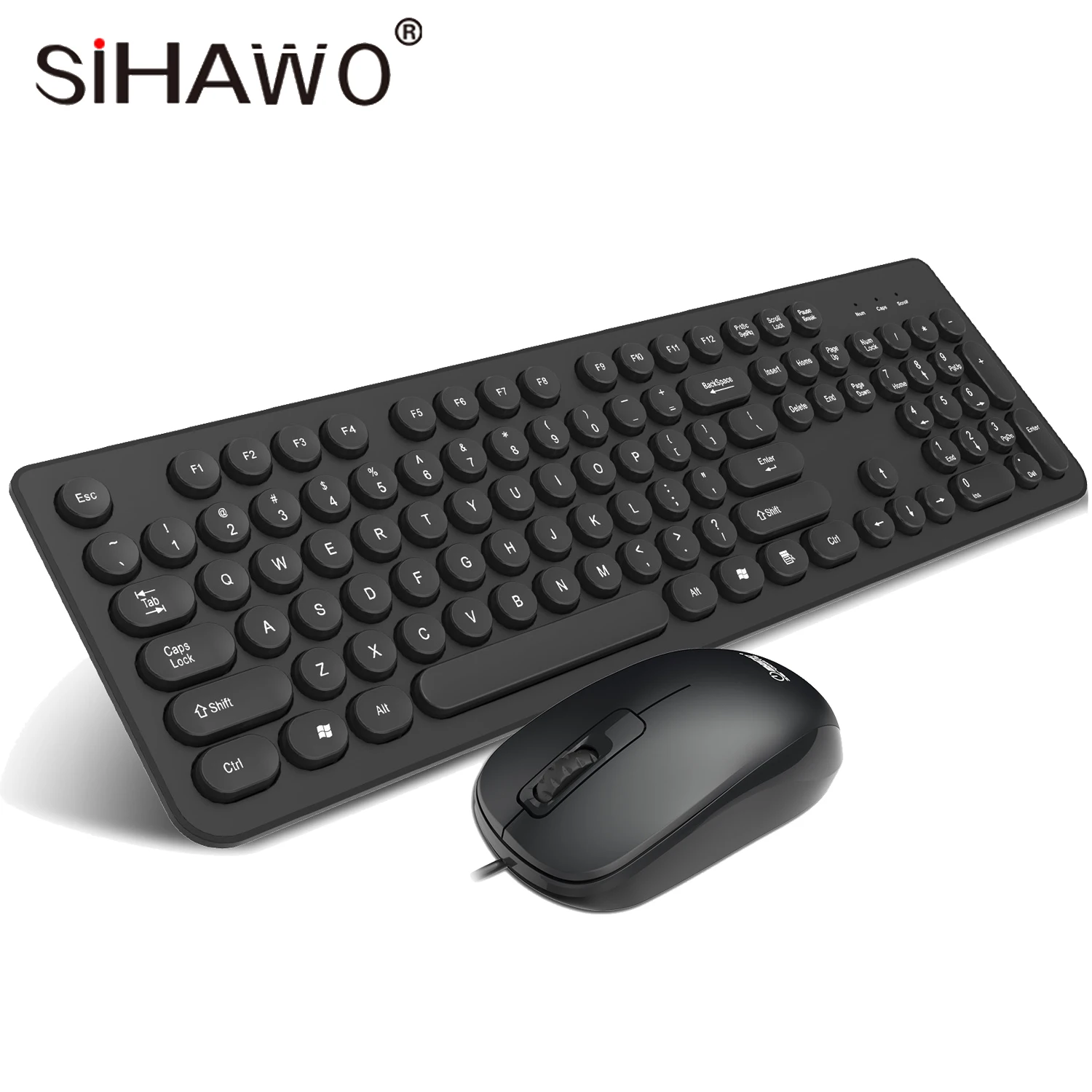 

Mouse and Keyboard Wired Keyboard Mouse Combo Set USB Office Keyboard 1600DPI Gaming Mouse Office Workman Laptop Computer Mouse