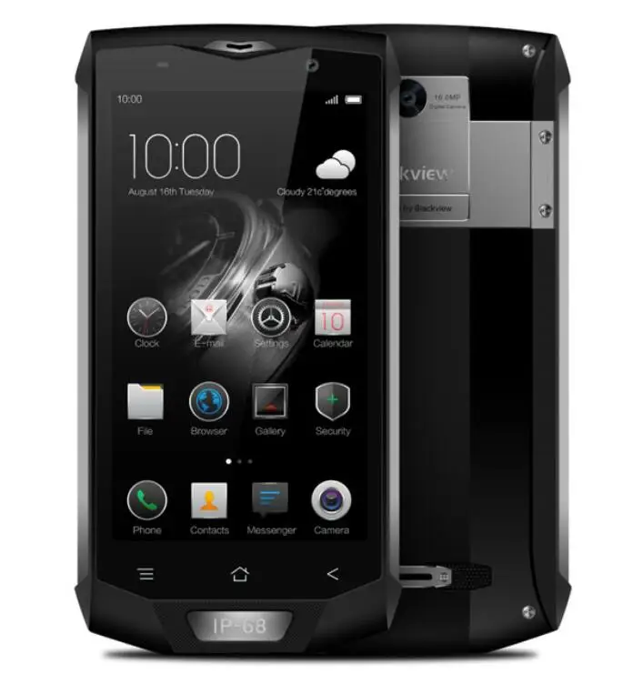 BLACKVIEW BV8000 PRO 5 0 "FHD Gorilla 4180 mAh 9 V/2A Quick Charge NFC MTK6757 Восьмиядерный 16MP 6 ГБ + 64 GB IP68