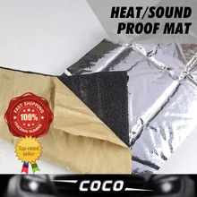 5pcs 100cm/50cm 6mm BLANKET CAR TRUCK MAT PAD Deadening FOIL SOUND HEAT Control Shield INSULATION Exhaust Deadener Muffler