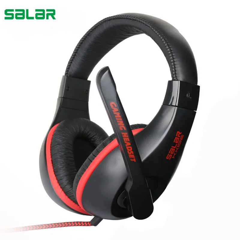 Salar KX102 игровые гарнитуры проводные наушники с микрофоном стерео глубокий бас для