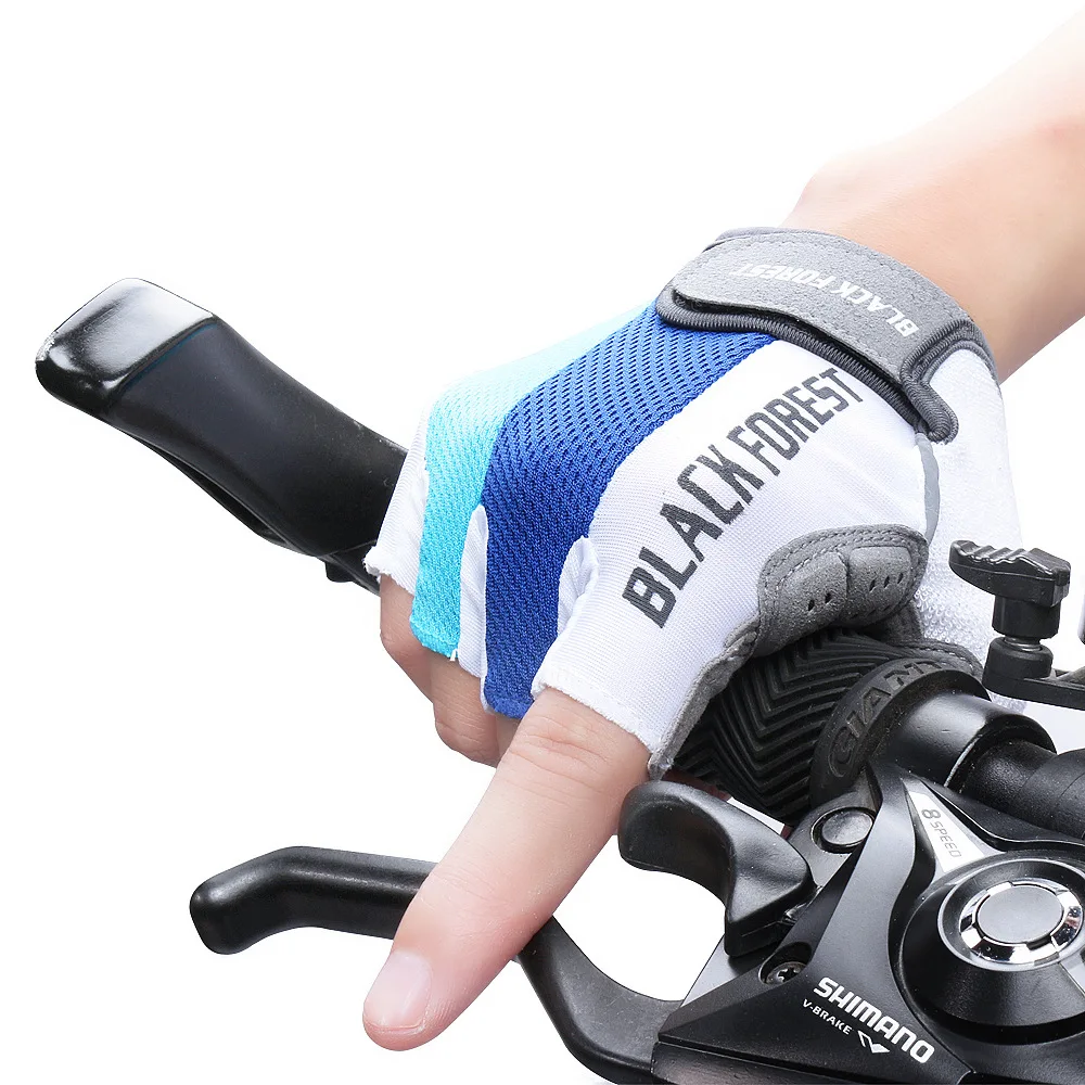 Велосипедные перчатки мужской Для мужчин велосипед дорожный Половина Finger пот амортизации Guantes Ciclismo Bicicleta Training перчатки Байкер велик