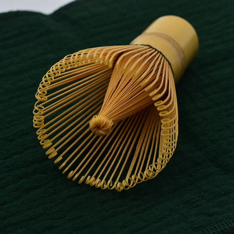 Японская бамбуковая ложечка венчик Профессиональный Зеленый чай венчик для пудры Chasen чайная церемония бамбуковая щетка инструмент шлифовальный станок