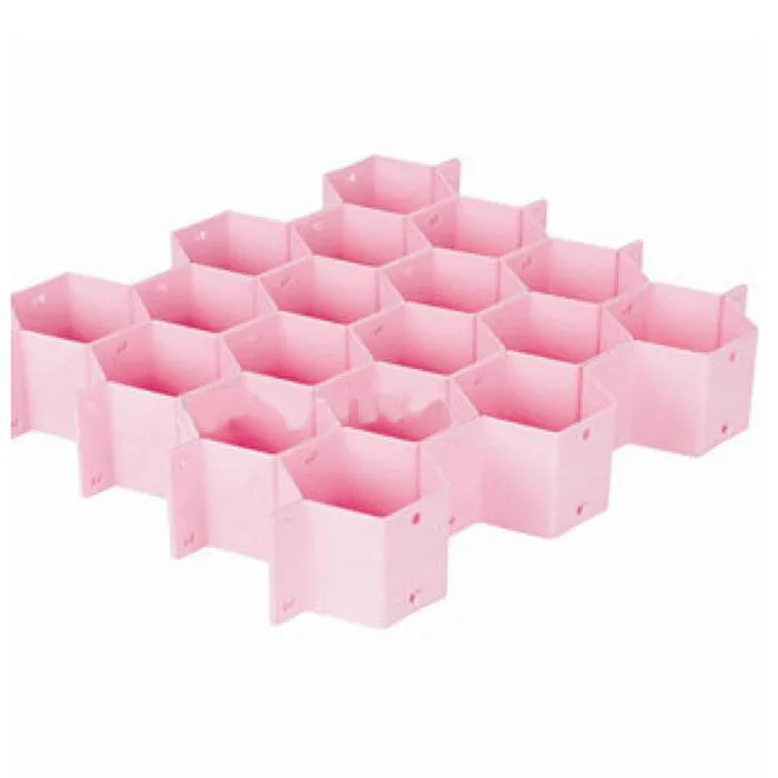

Fashion Novelty Honeycomb Drawer Storage Closet Organiser Divider for Ties Socks Underwear