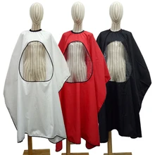 Профессиональная Водонепроницаемая прозрачная Парикмахерская накидка для парикмахерских Антистатическая щетка для волос накидка может играть телефон нейлон Парикмахерская обертка W-87