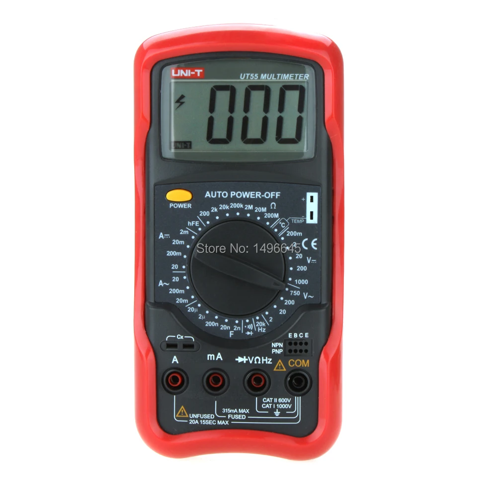 UNI T UT55 Standard Auto Power off DMM Digital Multimeters W