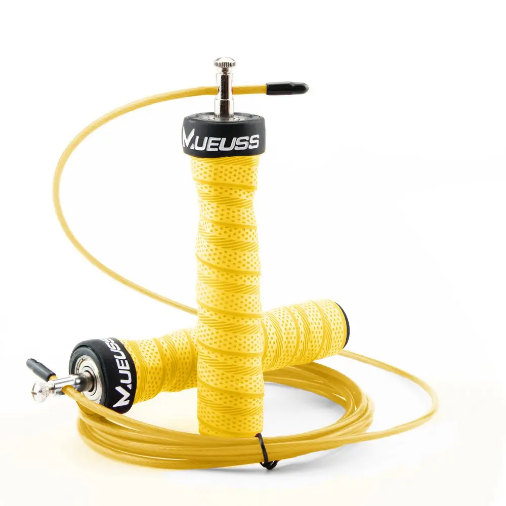 Скакалка для кроссфита Скакалка Регулируемая длина - Цвет: Цвет: желтый