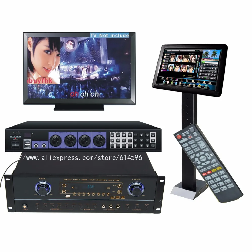 Dual Hard Drive Karaoke Jukebox 6TB HD System with Songs +19"Touch