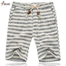 Высококачественные летние мужские полосатые шорты Классический дизайн хлопок повседневное пляжное короткое брюки брендовые популярные шорты плюс размер L-5XL