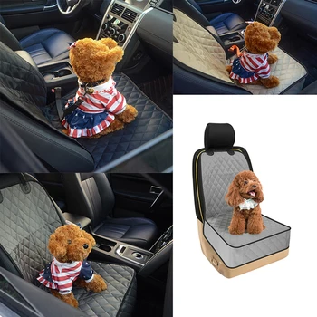 

Car Pet Cushion Waterproof Oxford Dog Car Front Seat Safe Belt Cover Cushion Protector Mat Blanket Pad Truck SUV Dog Seat Cover