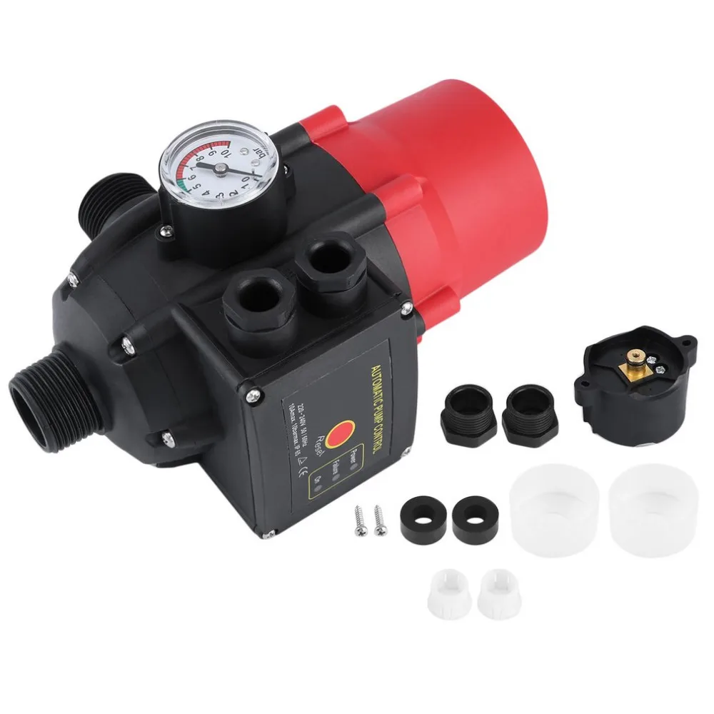 

Professional Hydraulic Electronic System 0-10Bar Automatic Water Pump Controller Pressure Switch With Pressure Gauge
