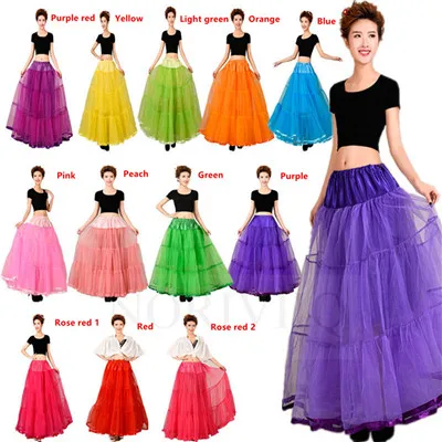 Plus-Size-Petticoat-Underskirt-Long-Tulle-Rainbow-Skirt-Girl-Dresses-Crinoline-Rockabilly-Tutu-Slip-For-Wedding