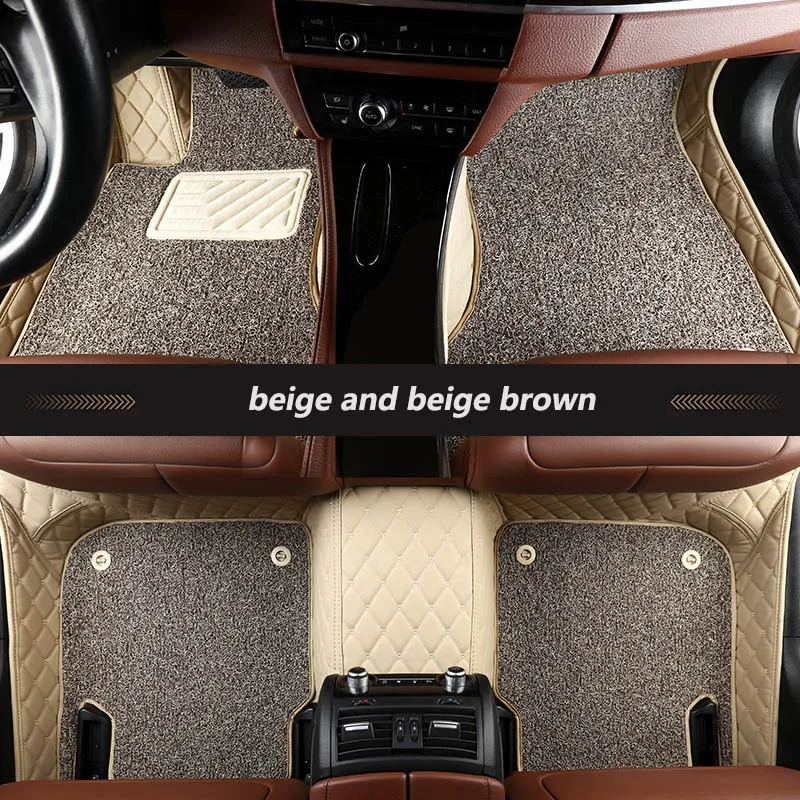 

mili Custom car floor mats for Land Rover All Models Discovery 3 4 5 Rover Range Evoque Sport Freelander auto accessories