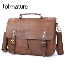 Новинка, кожаный портфель, повседневный карман с клапаном и застежкой, мягкая ручка, 12 дюймов, мужская деловая сумка, сумки и сумки через плечо