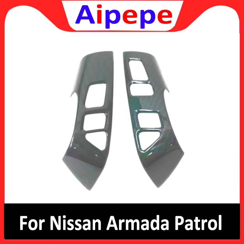 ABS Автомобильная накладка на рулевое колесо для Nissan Armada Patrol Royale Nismo Infiniti QX56 QX80 Y62 2016