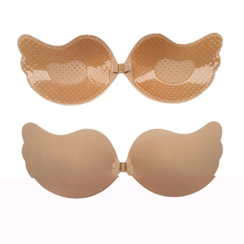 Fashion Sexy Women Ladies Silicone Invisible Strapless Stick on