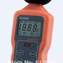 Ручной цифровой уровень звука децибел дБ метр SL4200 30~ 130 дБ
