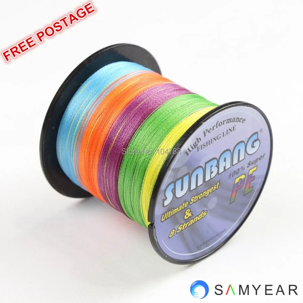 300 м бренд SUNBANG Япония Multifilament PE плетеная рыболовная леска 8 нитей 15LB 20LB