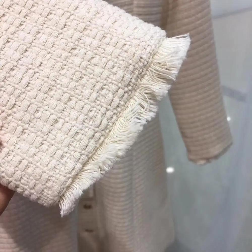 Koop 2019 Lente prinses stijl v hals lange mouwen single breasted vrouwen wollen lange jas