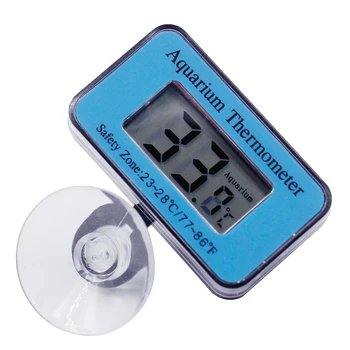 

10pcs Digital LCD display Fish Tank Aquarium water portable suction Thermometer temperature temp tester
