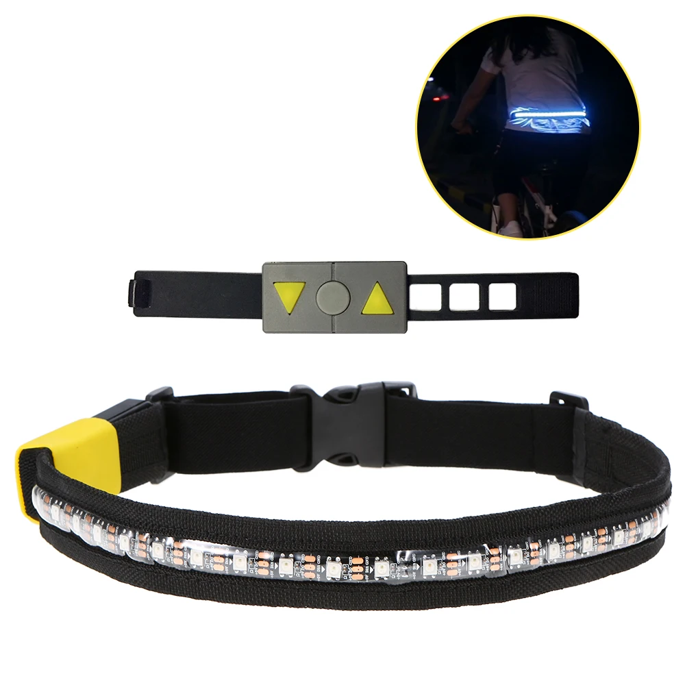 2.4G Wireless Remote Controlled LED Reflective Belt Bicycle Lights