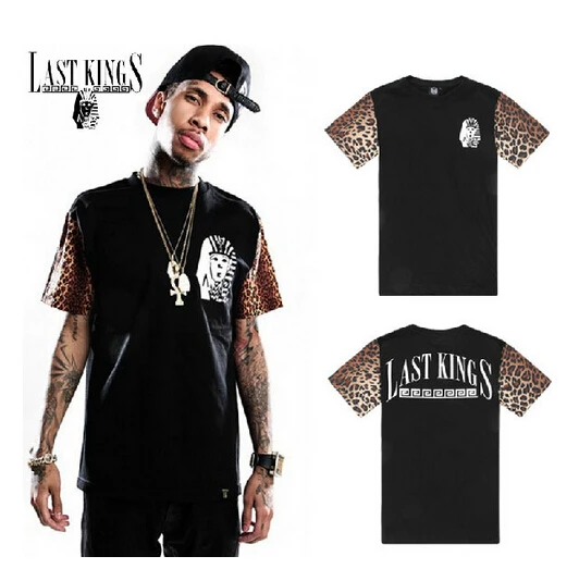 2015 Mens Last Kings t shirt Hip Hop Brand tee shirts leopard Anonymous  short sleeve tshirts