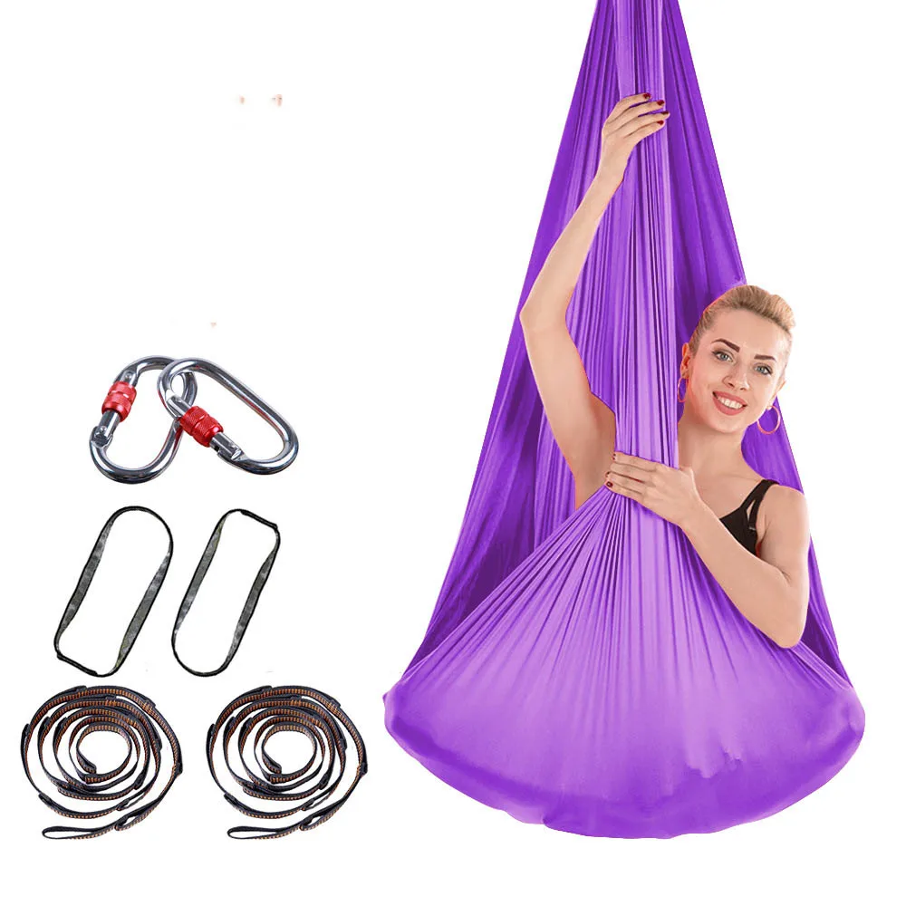 

Wholesale Cheap Indoor Inversion Trainer Sling High Strength Nylon Anti-Gravity Aerial Fly Yoga Swing Hammock, 400*280CM