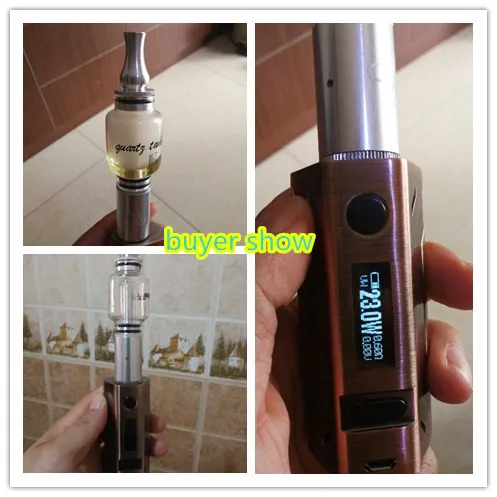 Q2 glass water atomizer vaporizer tank