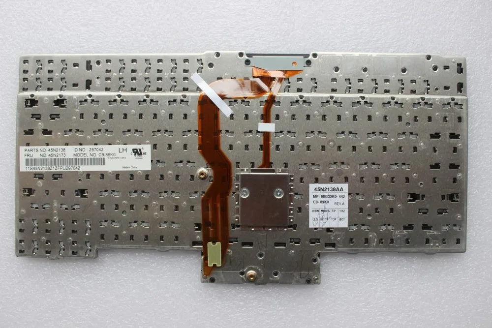 KR New/Orig for Thinkpad T400S T410S T410Si T420S T420Si T410 T410i T420 T420i Korean Keyboard 45N2