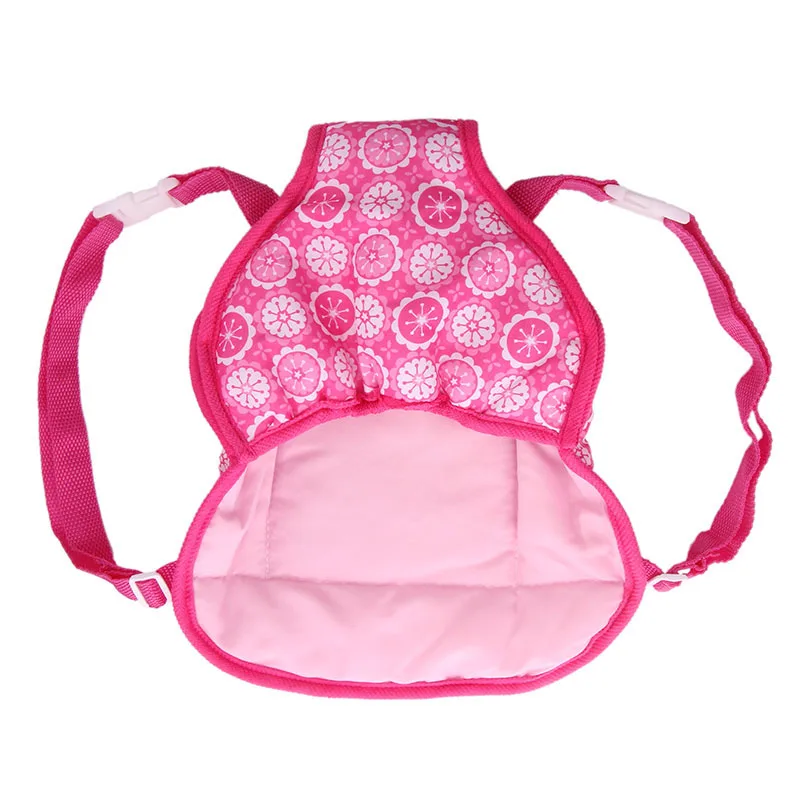 Розовый исходящий пакет(переносная кукла) рюкзак подходит 18 дюймов американский и 43 см детская кукла одежда аксессуары, игрушки для девочек, поколение