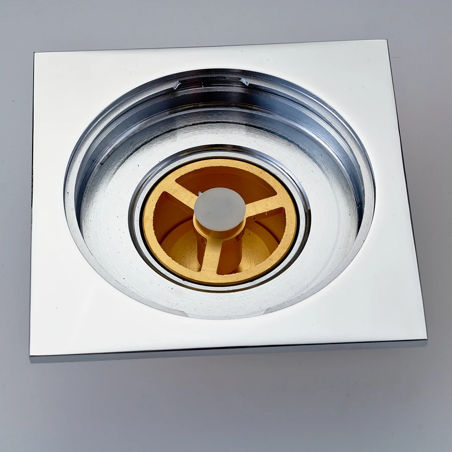 Buy Chrome Floor Drain Cover Colander Shower Waste Drainer Full Brass Bathroom Kitchen Colander