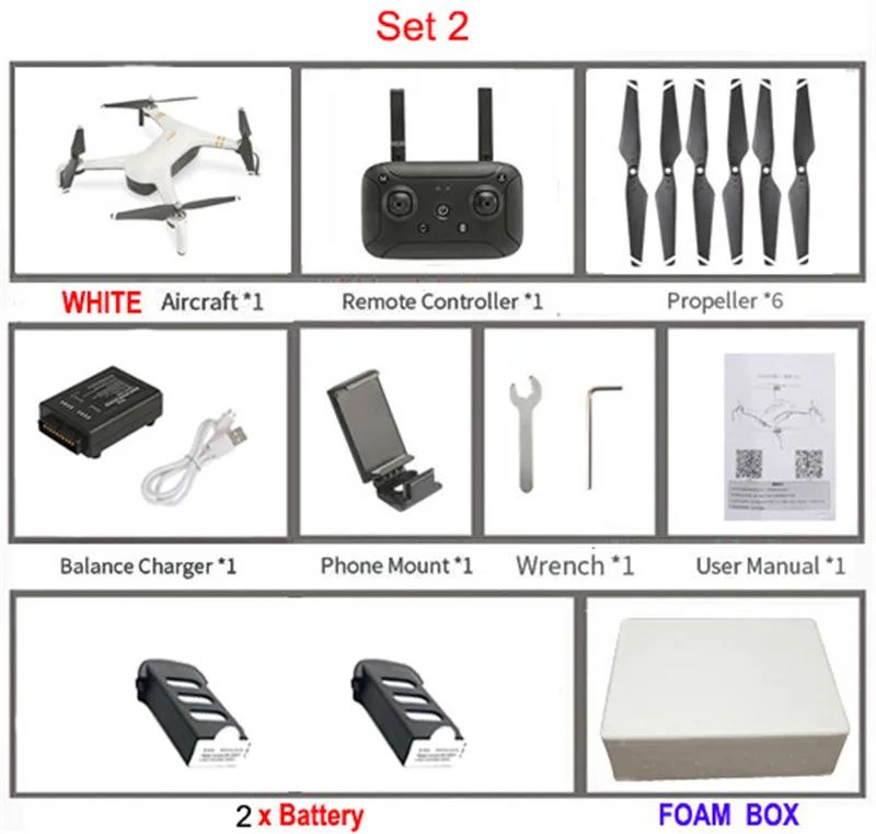 CFLY DF805B умный двойной gps 5G WiFi 1080P FPV Радиоуправляемый Дрон RTF карданный Квадрокоптер HD FPV летная аэрофотосъемка Дрон VS JJRC X7 - Цвет: Set2