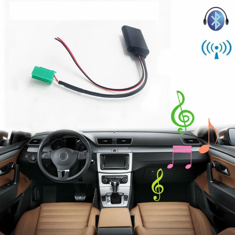 6 контактный Bluetooth адаптер 1 шт. кабель внутренний AUX Стерео для Renault Clio Kangoo Megane Scenic