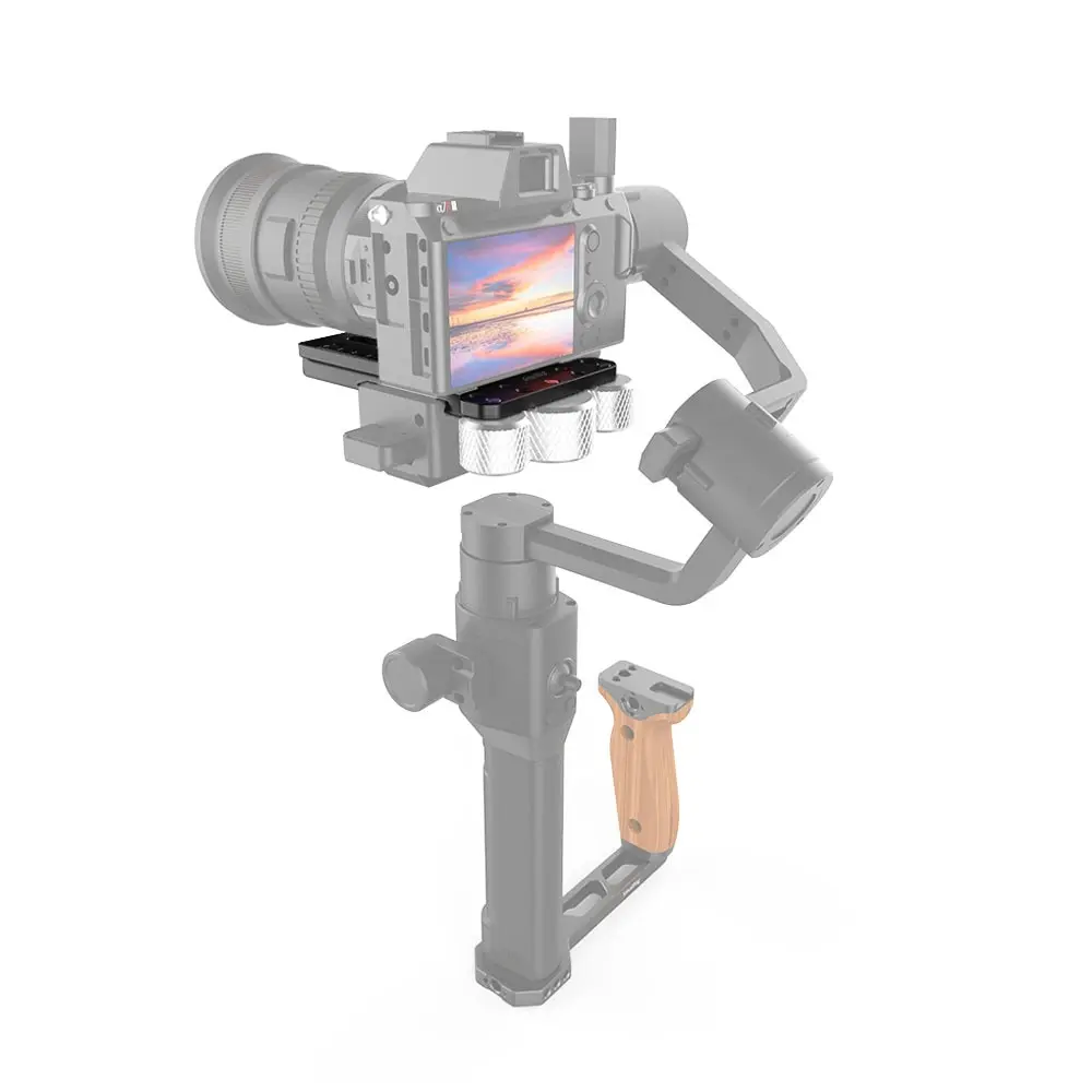 SmallRig противовес Монтажная пластина с 1/"-20 резьбовыми отверстиями для DJI Ronin S Gimbal стабилизатор Quick Release Plate-2308