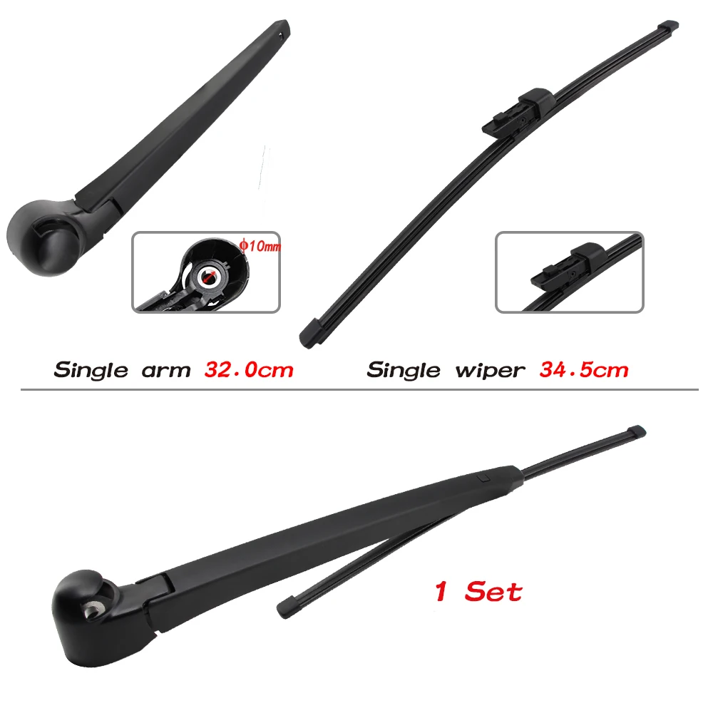 low price auto glass BEMOST Car Rear Windscreen Windshield Wiper Arm Blade Natural Rubber For MG GS 345mm Hatchback 2013 2014 2015 2016 2017 2018 bosch wiper blades