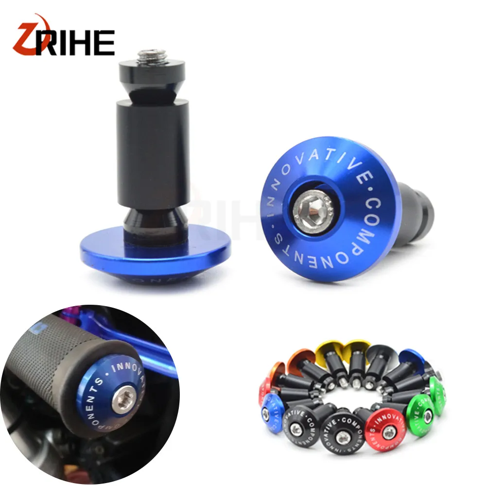 

7/8" 22mm CNC Aluminum Universal Motorcycle Handlebar Grips Ends For Kawasaki ZX1100 / ZX11 ZX7R / ZX7RR ZX9 ZZR1200 ER-5 ZX-6