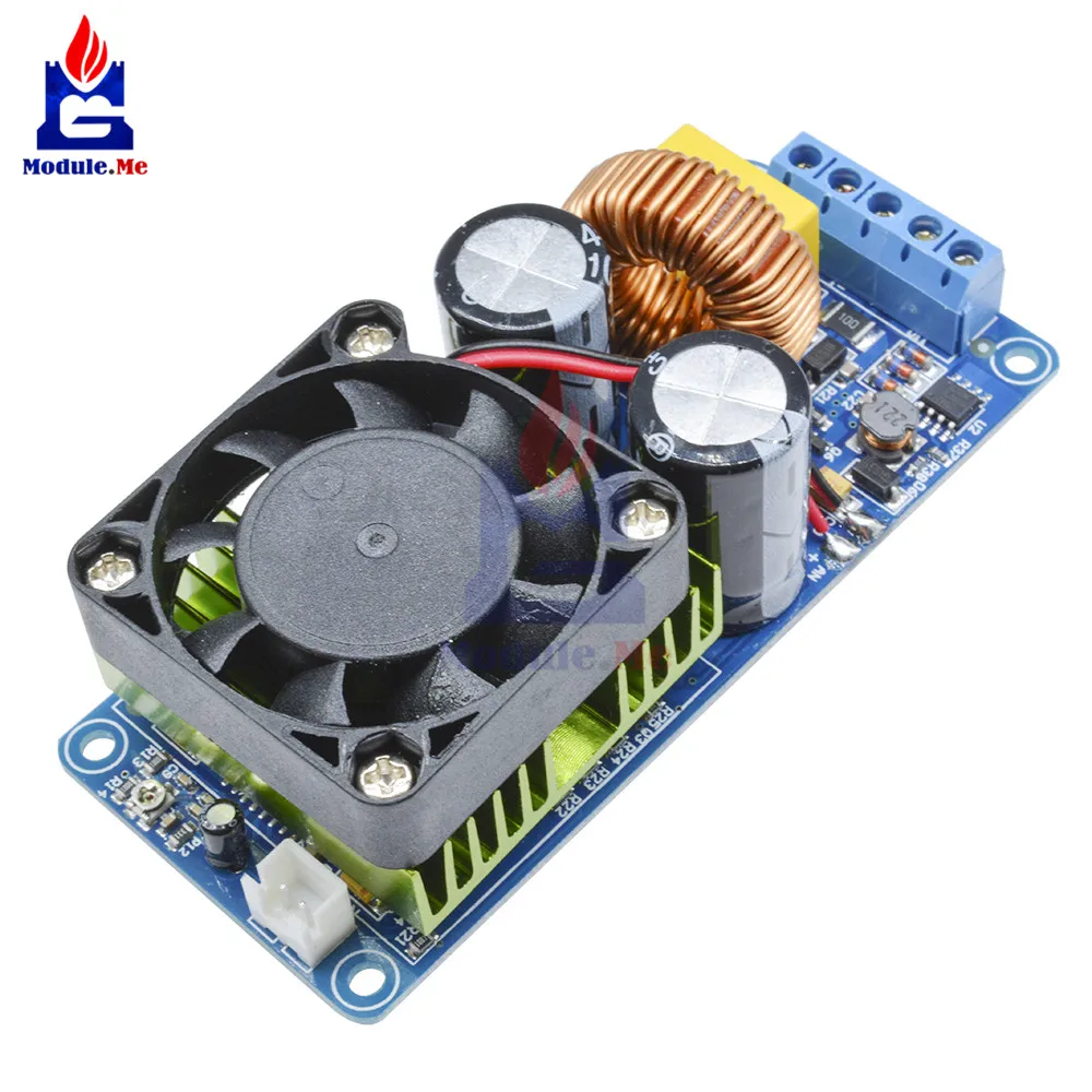 

IRS2092S Dual DC Power Supply 500W Mono Channel Digital Amplifier Class HIFI Power Amp Board Module Short Circuit Protection