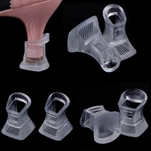 KLV 1 пара/2 шт ПВХ Нескользящие силиконовые стельки для защиты от натирания ног пробка протектор стилеты обувь покрытие противоскользящая Высококачественная обувь крышка