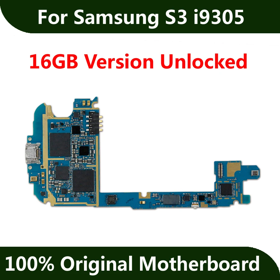 Оригинальные платы для samsung Glaxy S3 i9305 16 ГБ Factory Unlocked 4 г сети Поддержка плата ОС Android