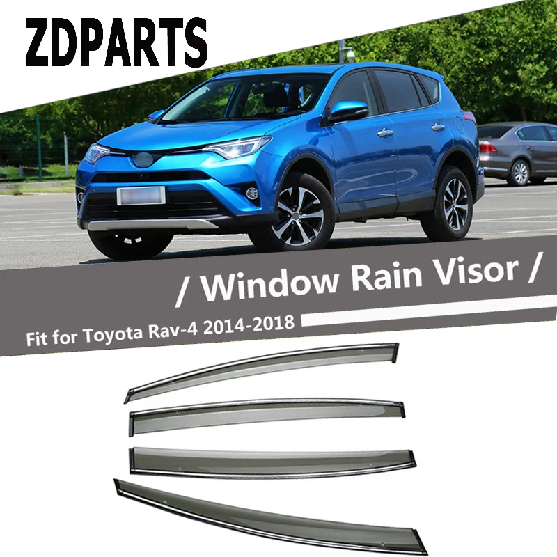 ZDPARTS 4 шт. автомобильный ветрозащитный экран солнцезащитный козырек от дождя и