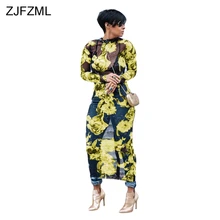 ZJFZML Plus Size Floral Mesh Women Maxi Dress Long Sleeve Vestidos See Through Club Sexy Dress Summer Party Long Beach Dresses ZJFZML Plus Size Floral Mesh Women Maxi Dress Long Sleeve Vestidos See Through Club Sexy Dress Summer Party Long Beach Dresses