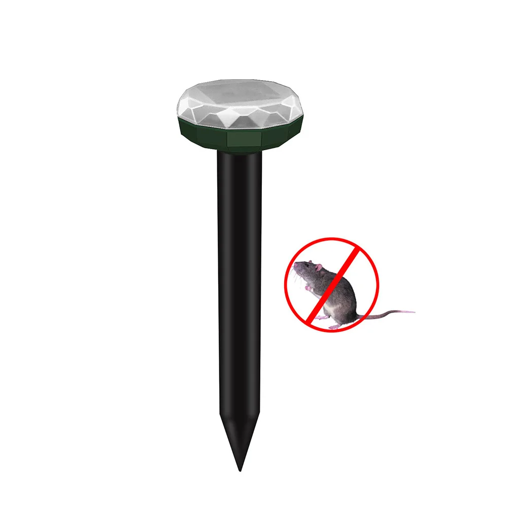 

Useful Solar Power Eco-Friendly Ultrasonic Gopher Mole Snake Mouse Pest Repeller Control for Garden & Yard