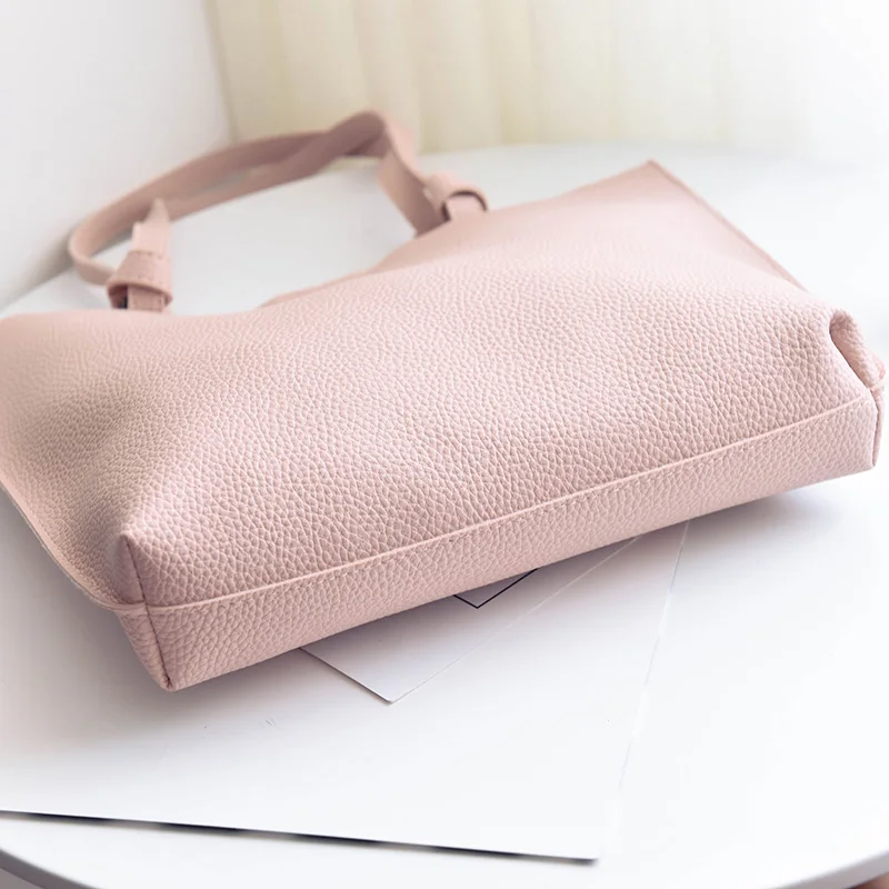 2019 New Fashion 2 Bags Set for Women Leather Handbag Messenger Bags Female Crossbody Bags High Quality Ladies Bags
