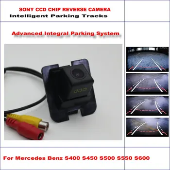 

Backup Rear Reverse Camera For Mercedes Benz S400 450 500 550 600 / HD 860 * 576 Pixels 580 TV Lines Intelligent Parking Tracks