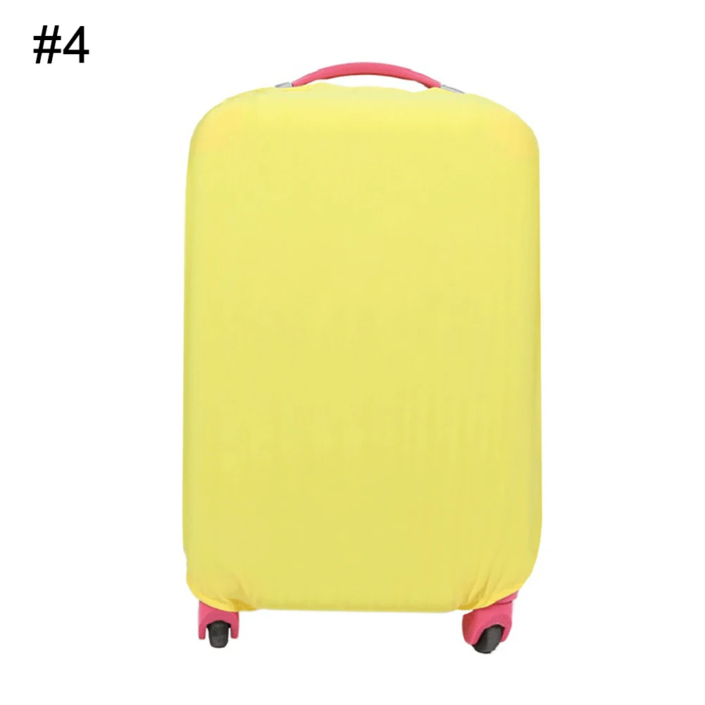 Цветной Чехол для багажа для путешествий, защитный чехол, чехол на колесиках, аксессуары для багажа, пылезащитный чехол для 18-28 дюймов, сумка - Цвет: 4