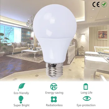 

LED Bulb Lamps E27 220V Light Bulb Smart IC Real Power 3W 5W 7W 9W 12W High Brightness Lampada LED Bombilla