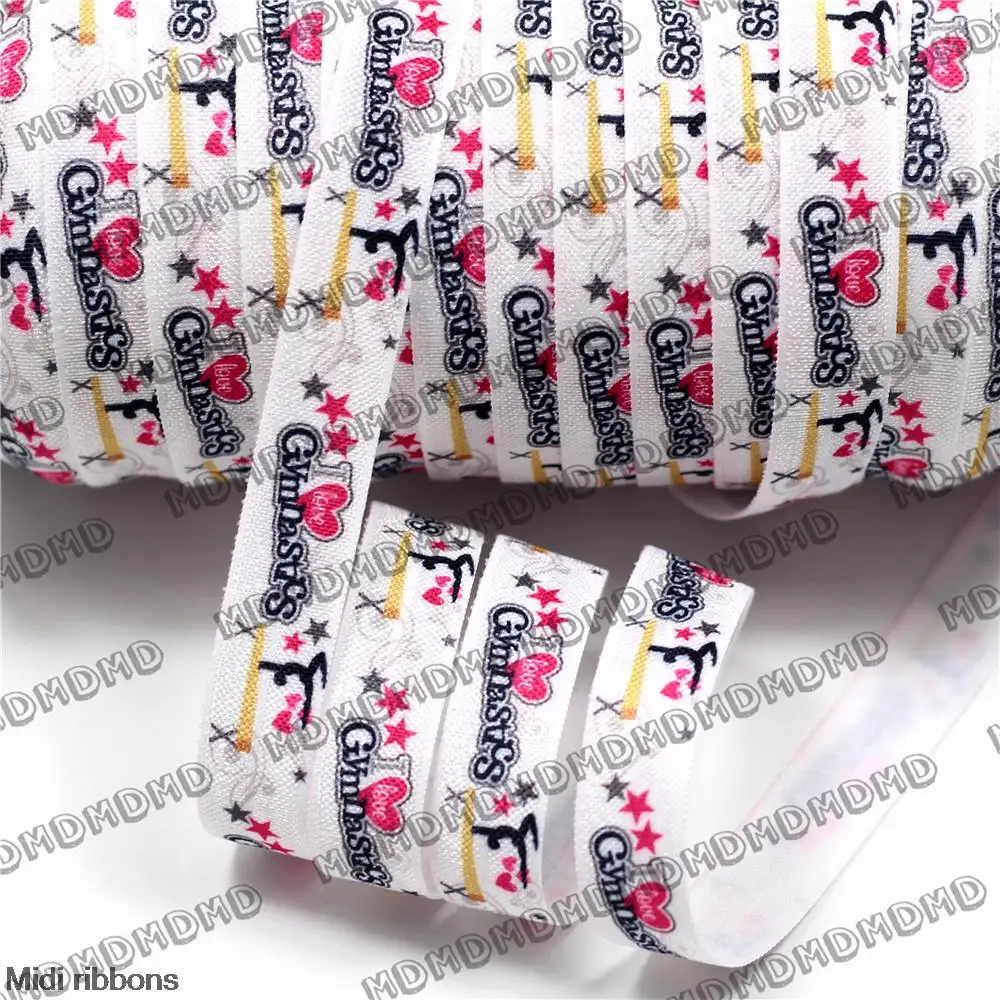 MD150520 22 0277 Новое поступление 5/8 &quot16 мм 50 ярдов гимнастические печатные Феи ленты