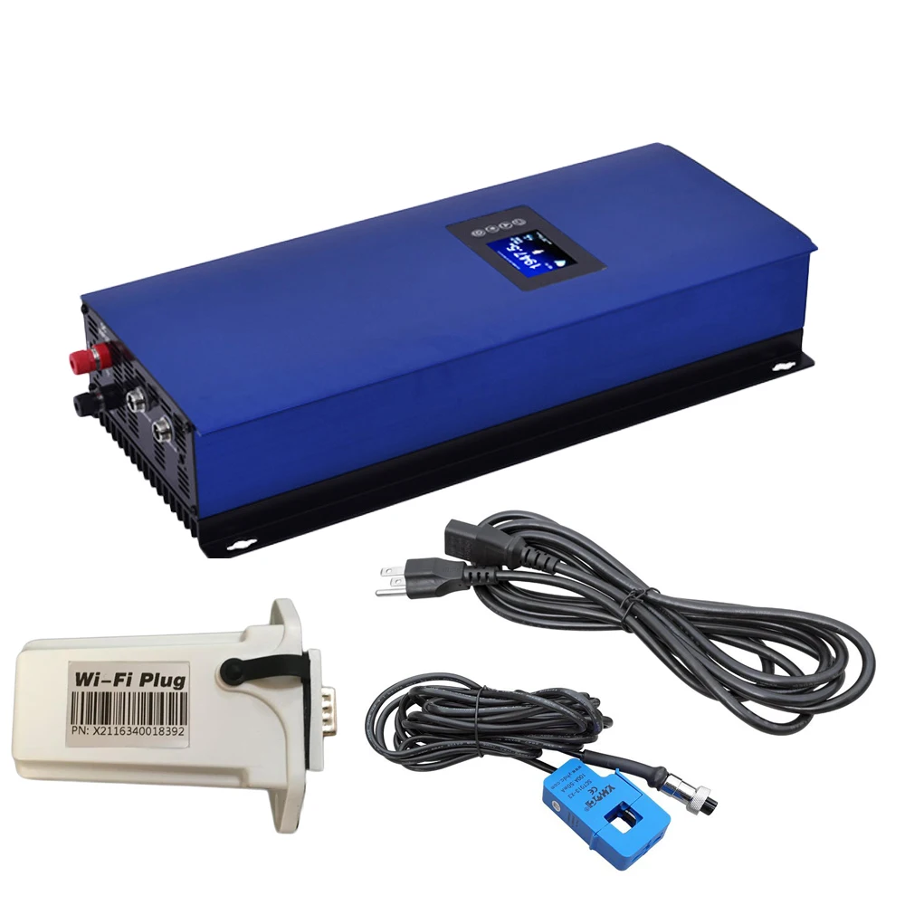 

1000W/2000W MPPT Pure Sine Wave Grid tie inverter With limiter/WIFI optional Web/Phone APP online monitor