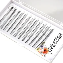 Новинка, объемное наращивание ресниц в русском стиле с коротким стеблем, предварительно изготовленные вееры C D curl, норковые ресницы, лидер продаж, Индивидуальные Накладные ресницы